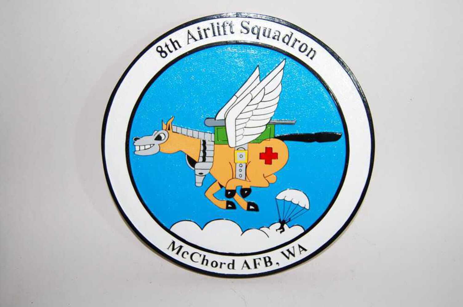 8th Airlift Squadron Plaque,14\