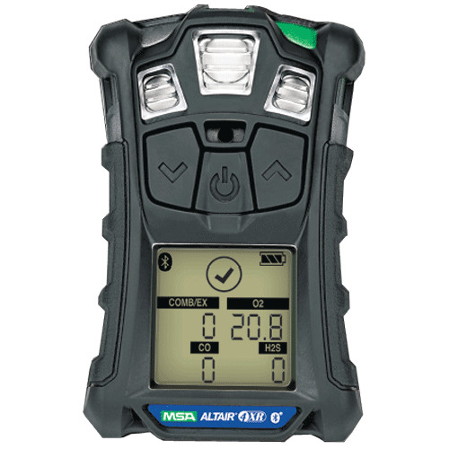 MSA Altair 4XR 4-Gas LEL, O2, H2S & CO Bluetooth Monitor c/w 6 Month Calibration