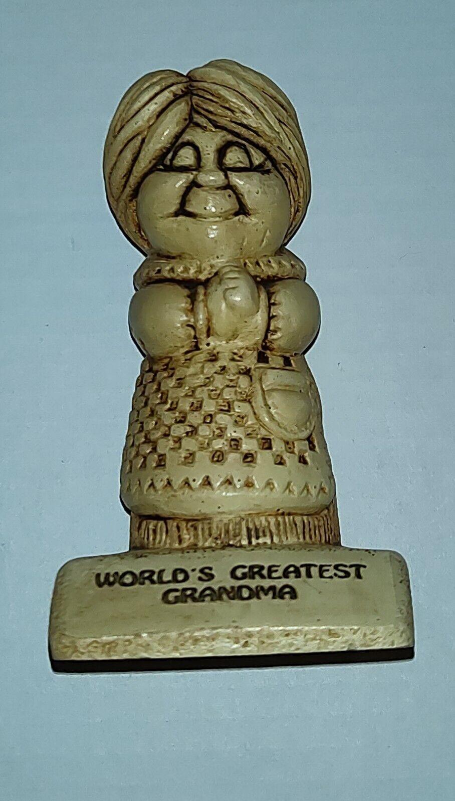 World\'s Greatest Grandma Figure Statue W-246 Vintage MCM Paula 1972 5\