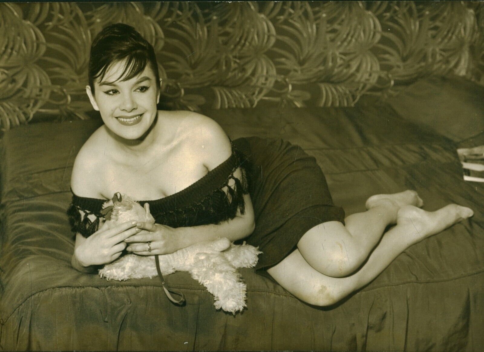 Antique Photo Linda Romeo Actress 1950-1960 Won Her Trial