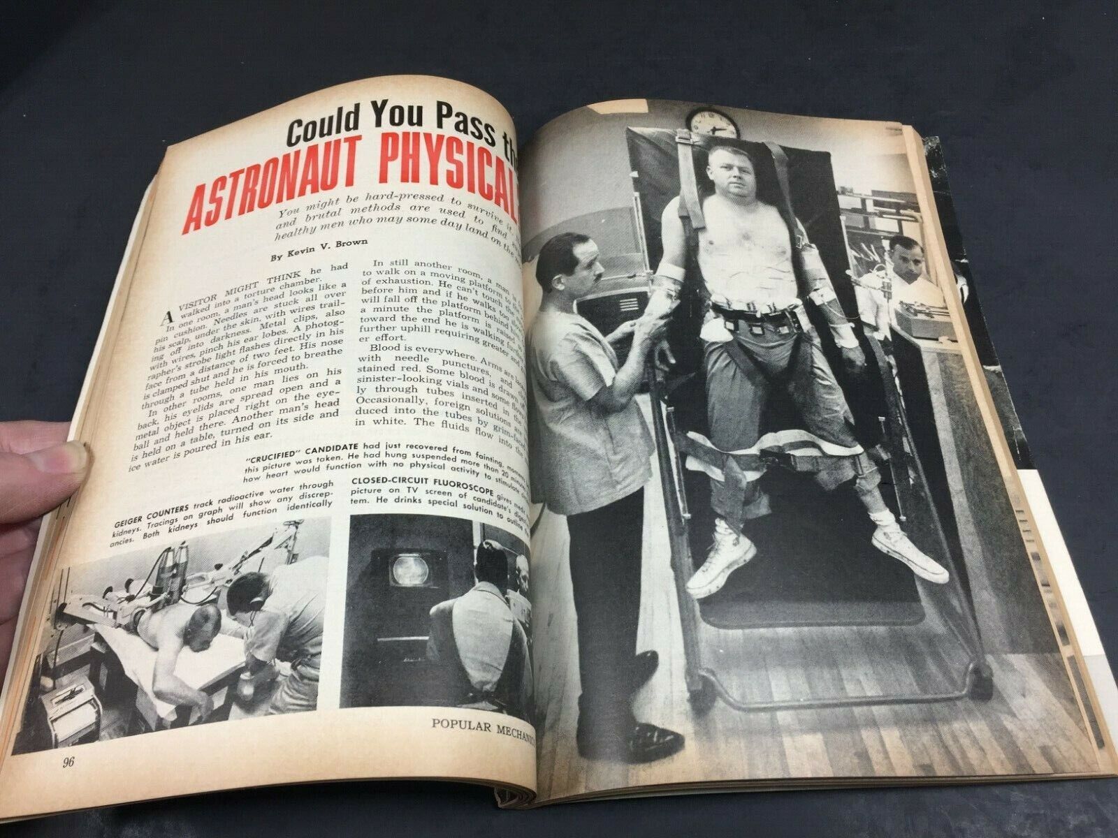 Vintage 1960\'s Magazine MOON SECRETS RANGER + SURVIVE ASTRONAUTS PHYSICAL 1964