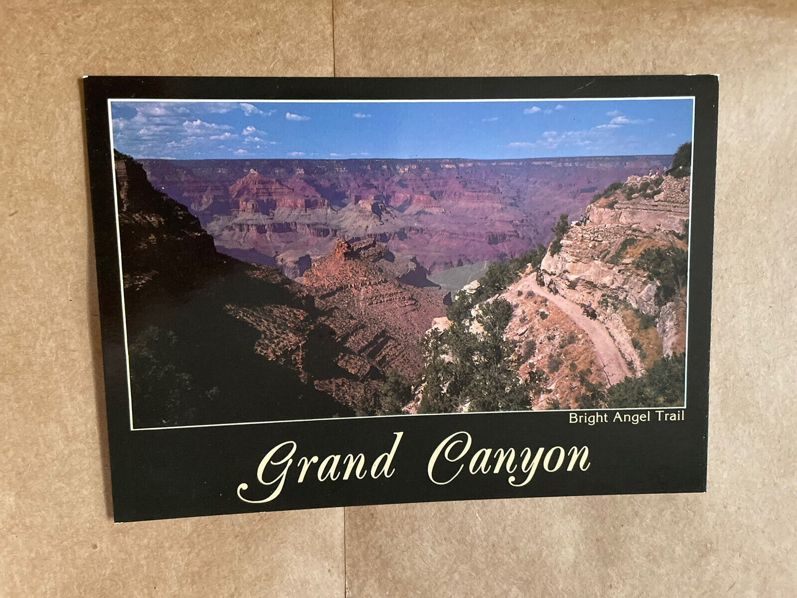 Bright Angel Trail Grand Canyon National Park Arizona Unposted Postcard