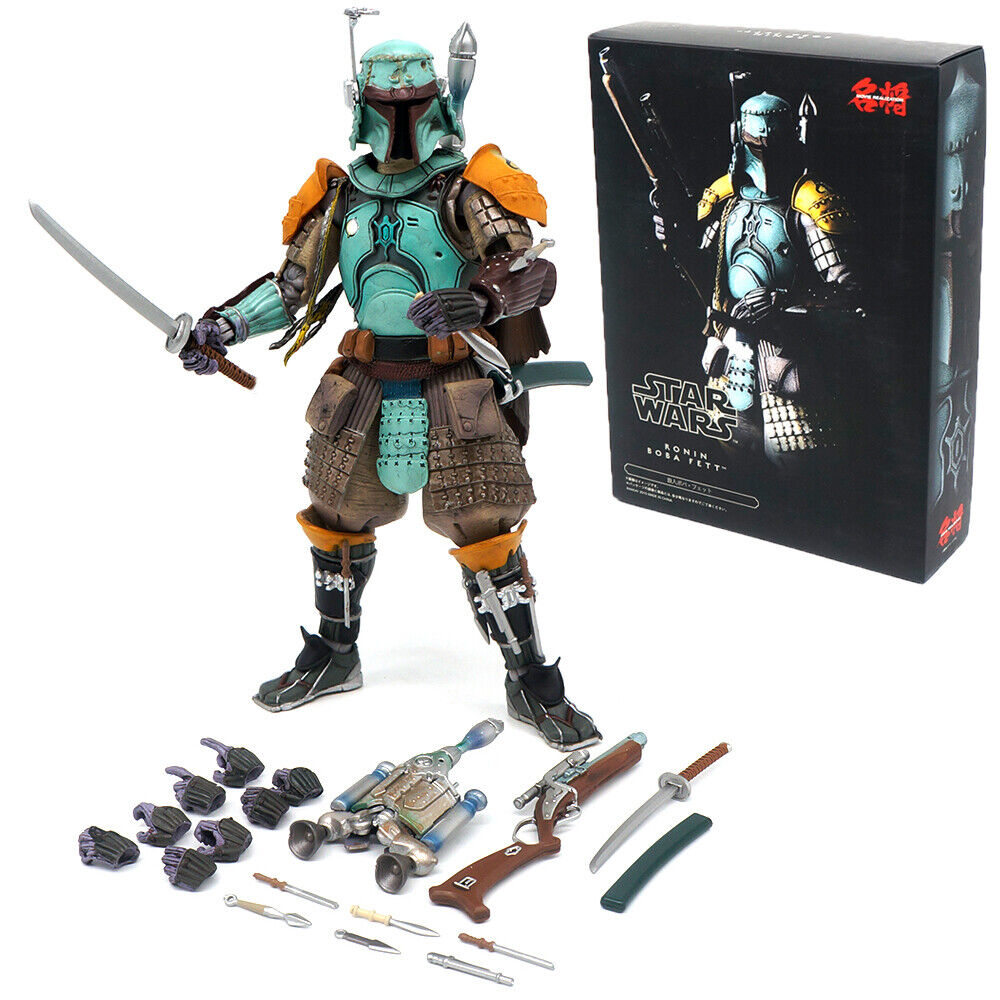 Star Wars Ronin Samurai Boba Fett 7'' Action Figures PVC Model Toy Gift In Box