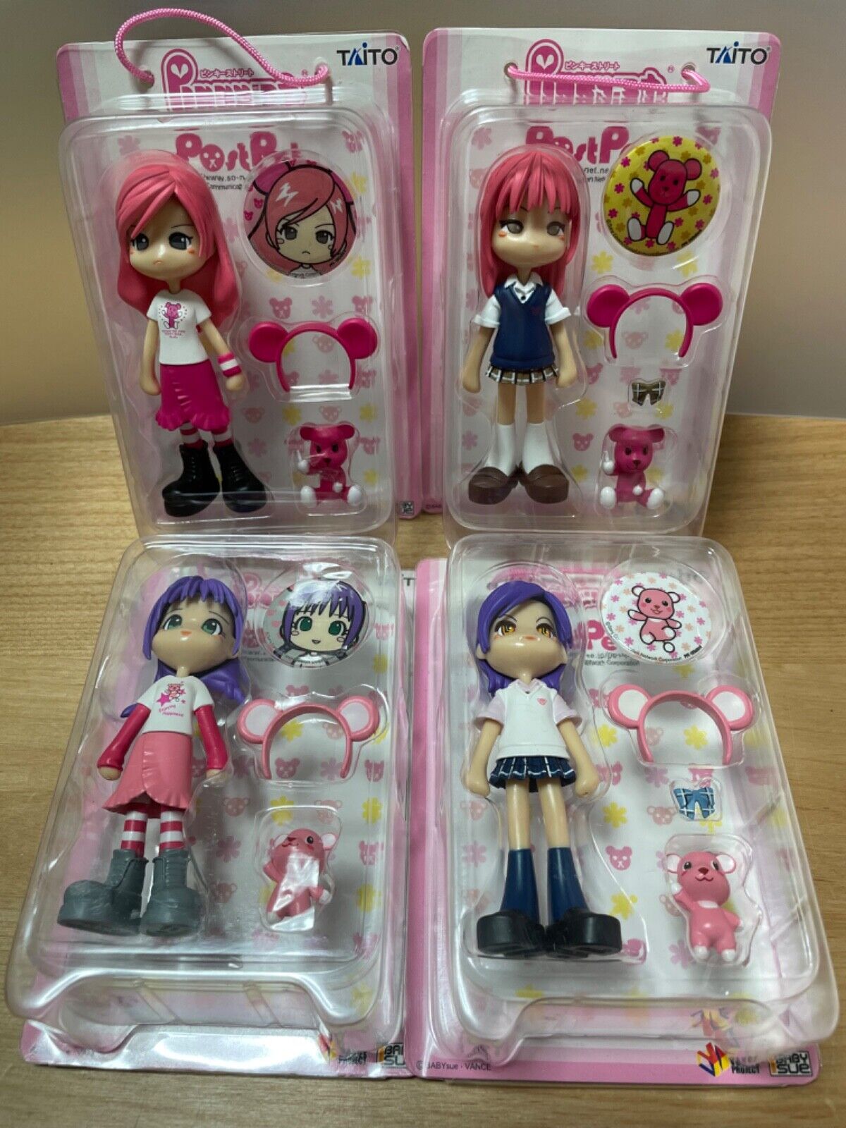 Pinky:st Street cos POST PET 4set TAITO limited Figure rare anime Japan toy