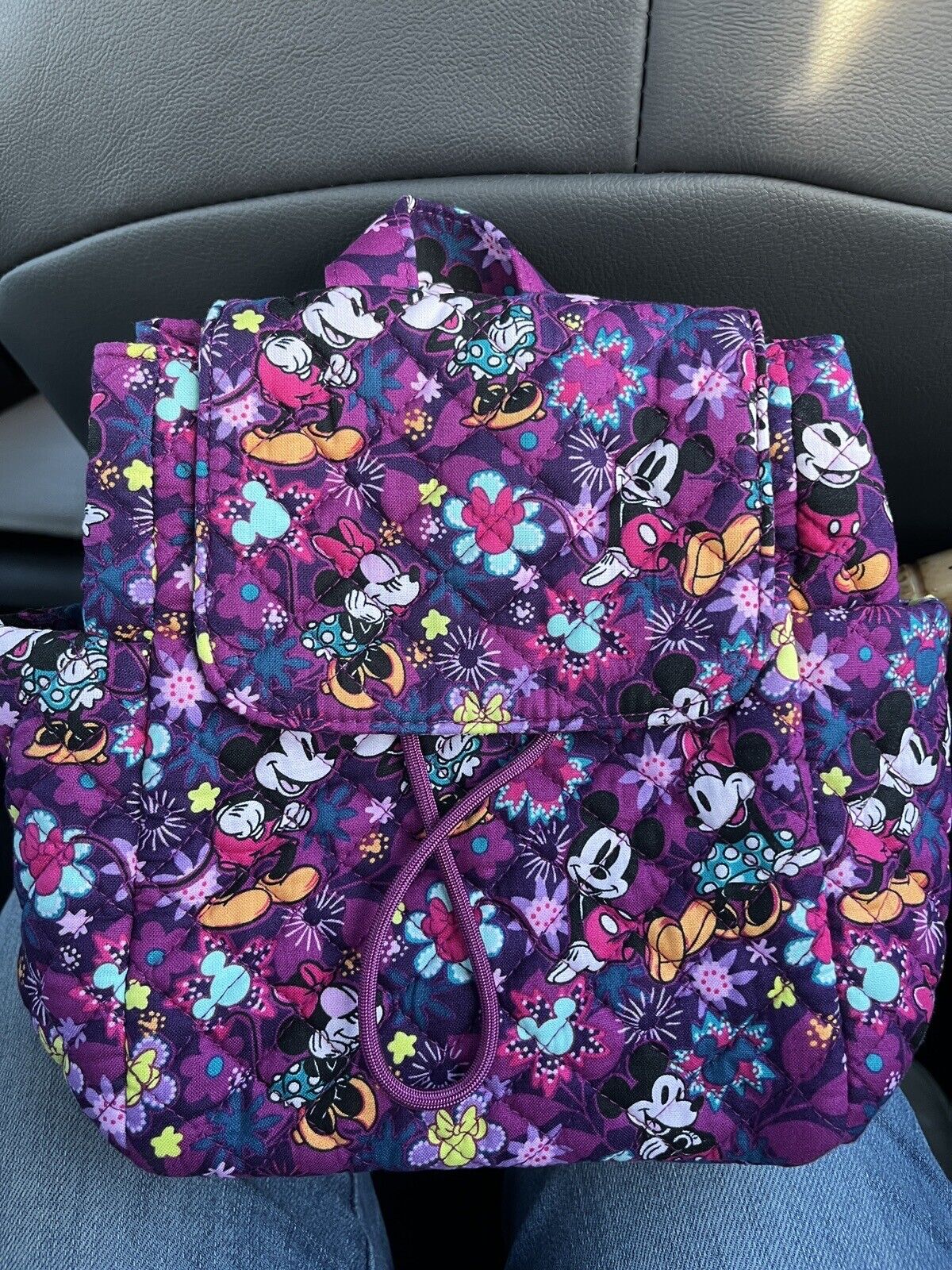 Vera Bradley X Disney Minnie’s Sweet Flirty Floral Mini Backpack Bag Handbag NWT