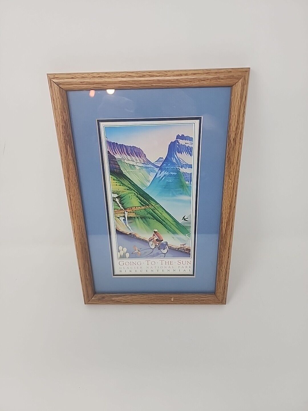 Framed Vintage Glacier National Park Print