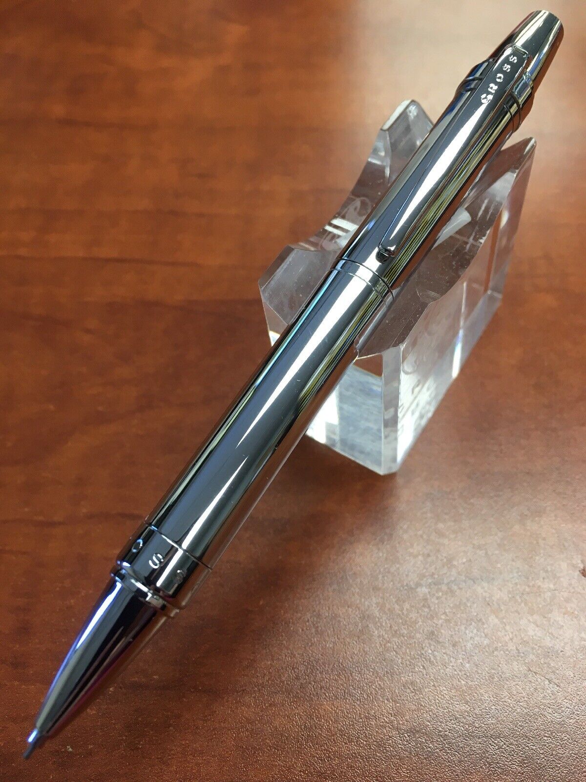 Cross Nile Polished Chrome 0.7mm Mechanical Pencil 100% Genuine