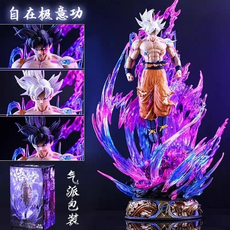 32Cm Dragon Ball Ultra Instinct Goku Figure Anime Statue PVC Action Toy With Box