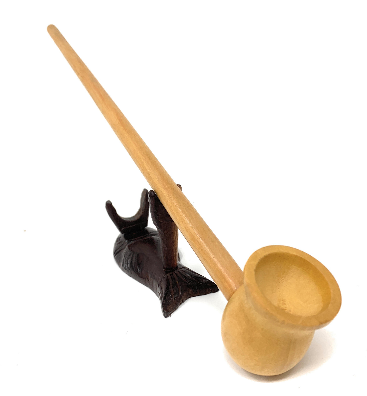  Handcrafted 10 inch long stem Oak Churchwarden Gandalf Hobbit tobacco pipe