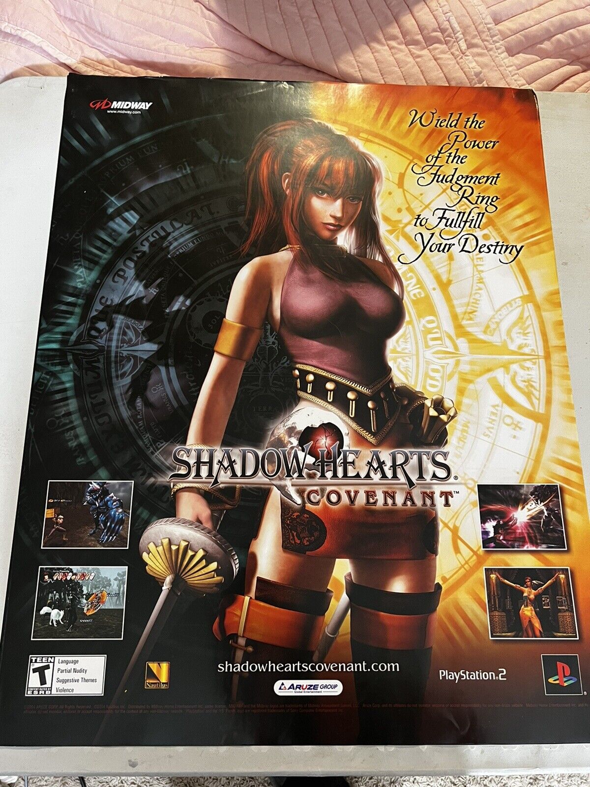 Shadow Hearts: Covenant 2004 Playstation Retail Store Poster Display 22x28 Promo