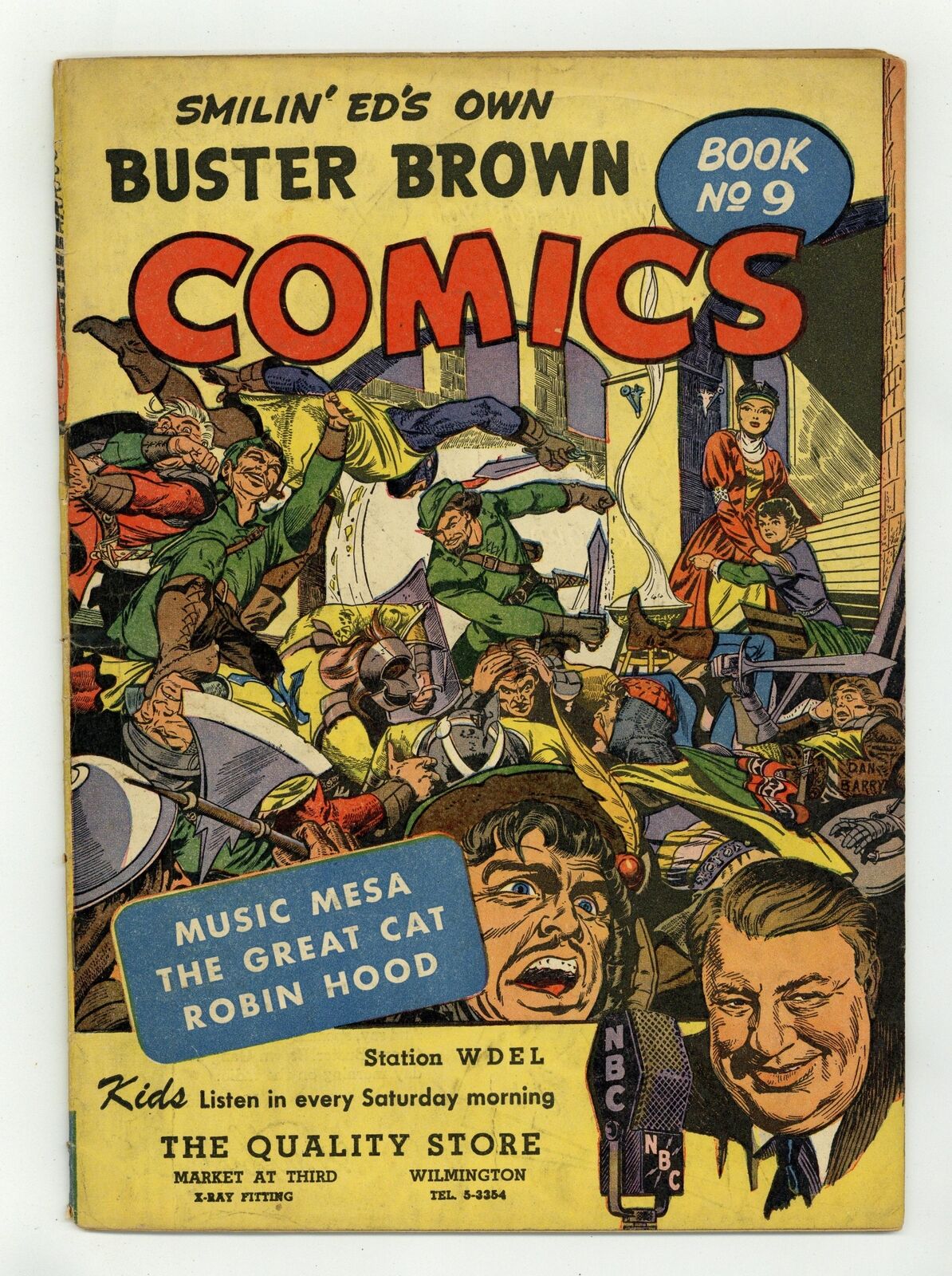 Buster Brown Comic Book #9 GD- 1.8 1946 Low Grade