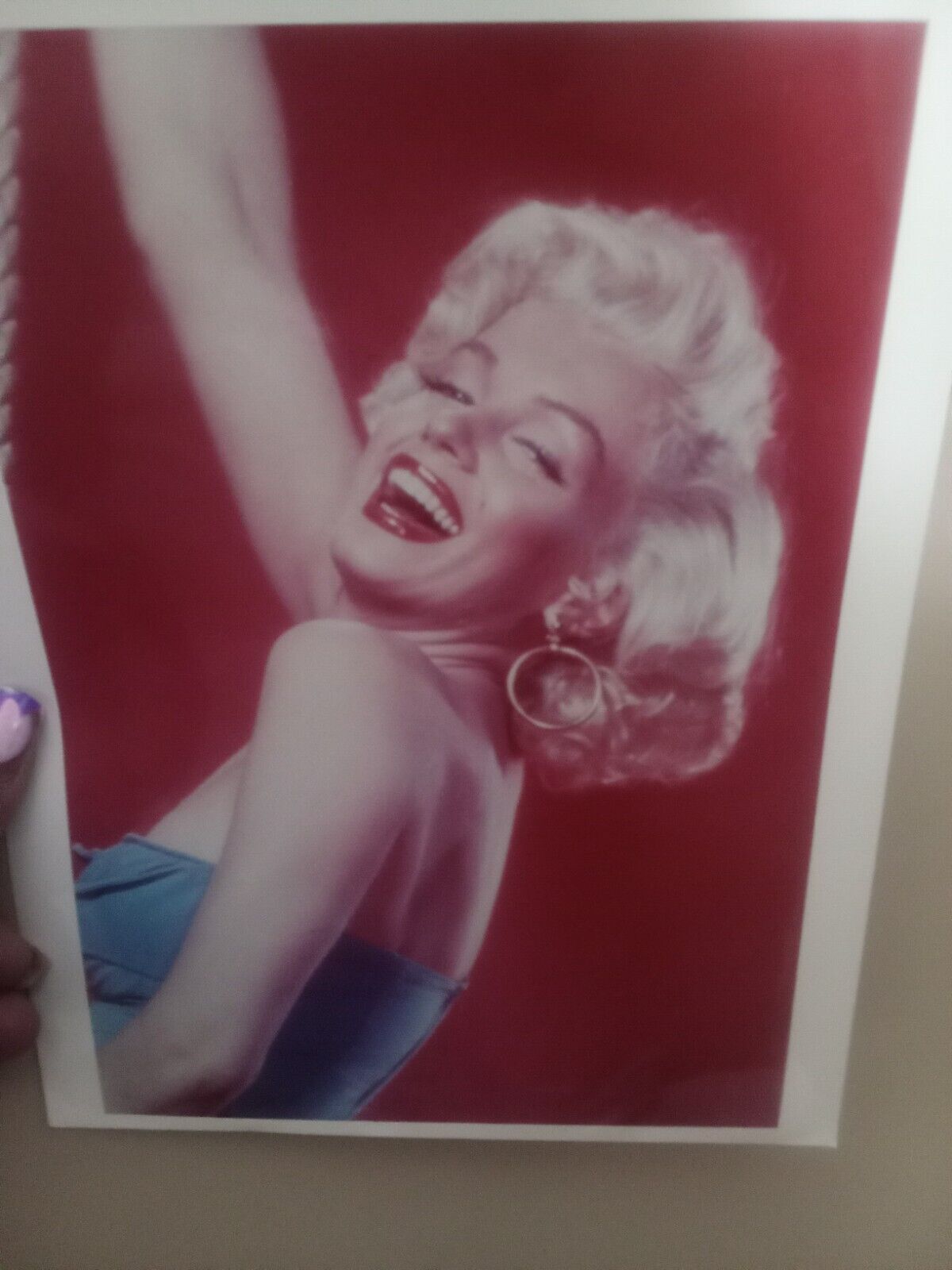Marilyn Monroe picture Glossy original photo by her hair dresser 