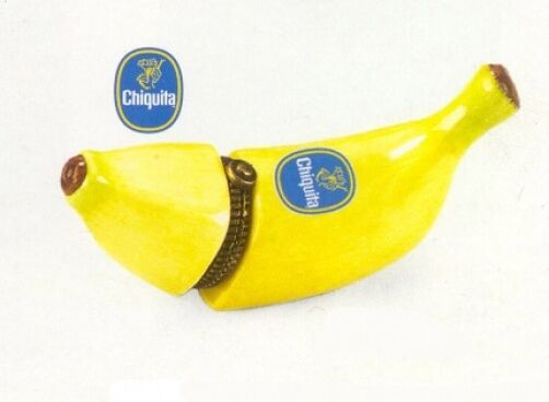 Chiquita Banana PHB Porcelain Hinged Box by Midwest of Cannon Falls