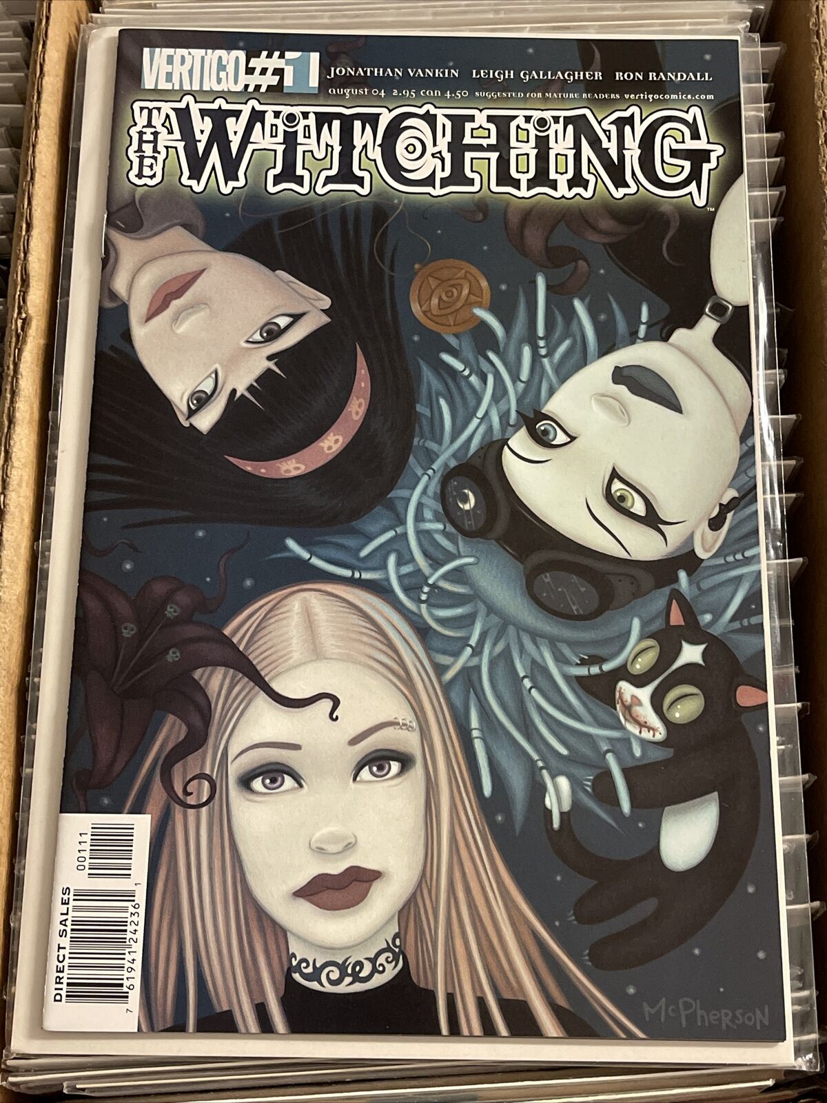 THE WITCHING #1 TARA MCPHERSON GALLERY POSTER CULT ARTIST EARLY WORK HTF RARE