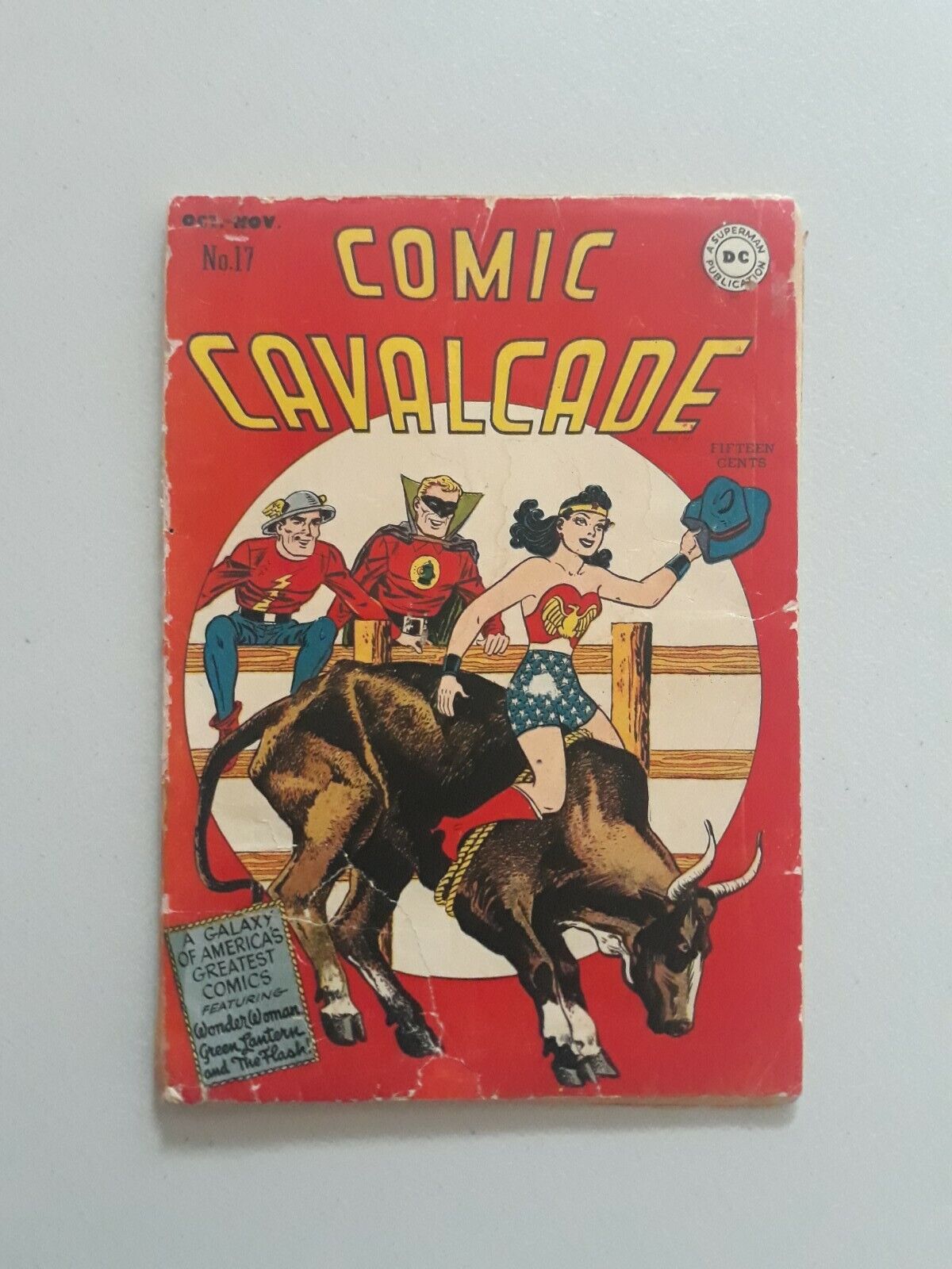 Comic Cavalcade 17 DC 1946 Flash, Green Lantern, Wonder Woman, Rare 