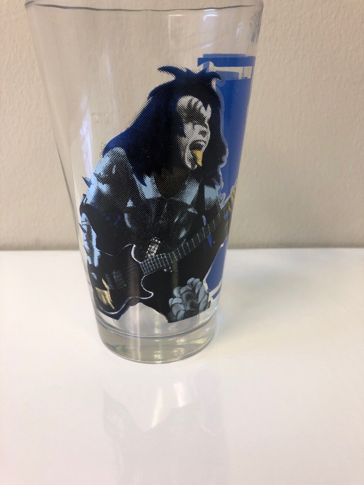 kiss rock band glass drinking cup new 14 Ounce