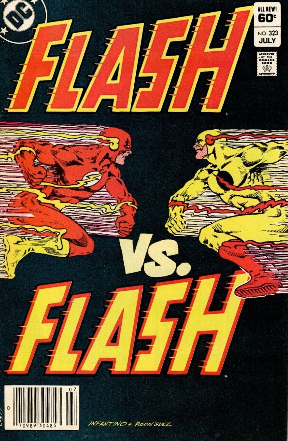 Flash, The (1st Series) #323 (Newsstand) GD; DC | low grade - July 1983 Reverse-