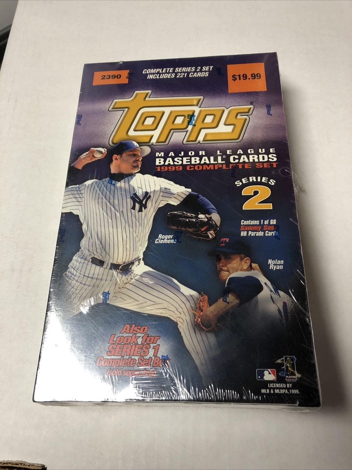 1999 Topps Major League Baseball Trading Card Complete Set Series 2 3v0i