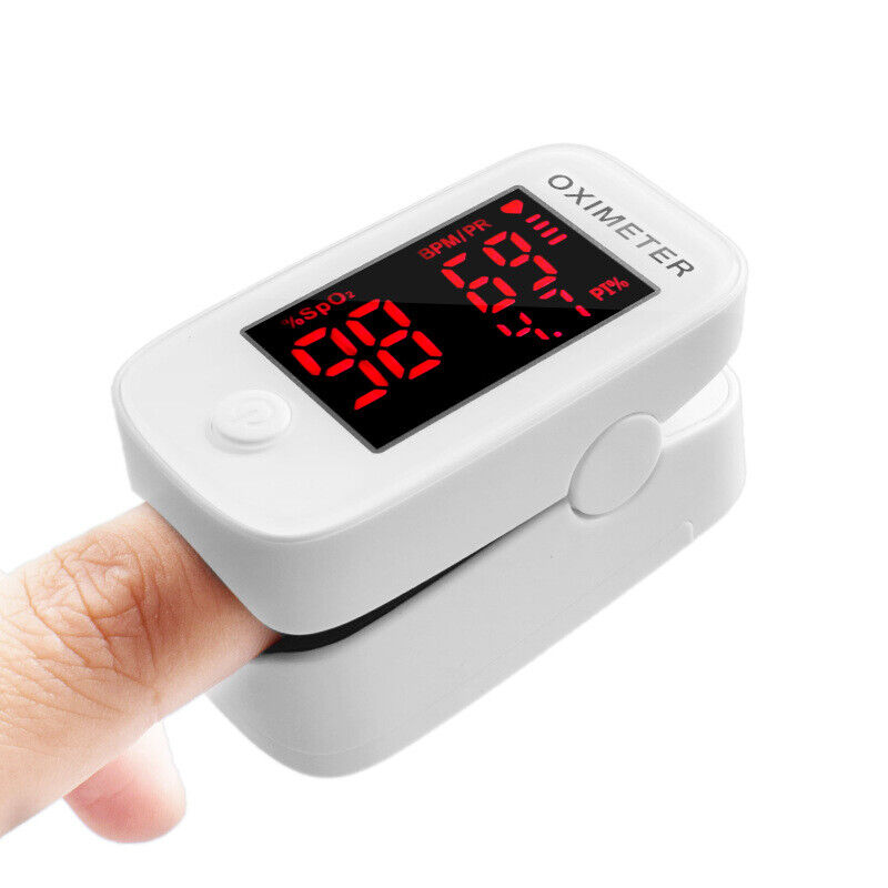 Wave Medical Fingertip Pulse Oximeter Blood Oxygen Saturation Heart Rate Monitor