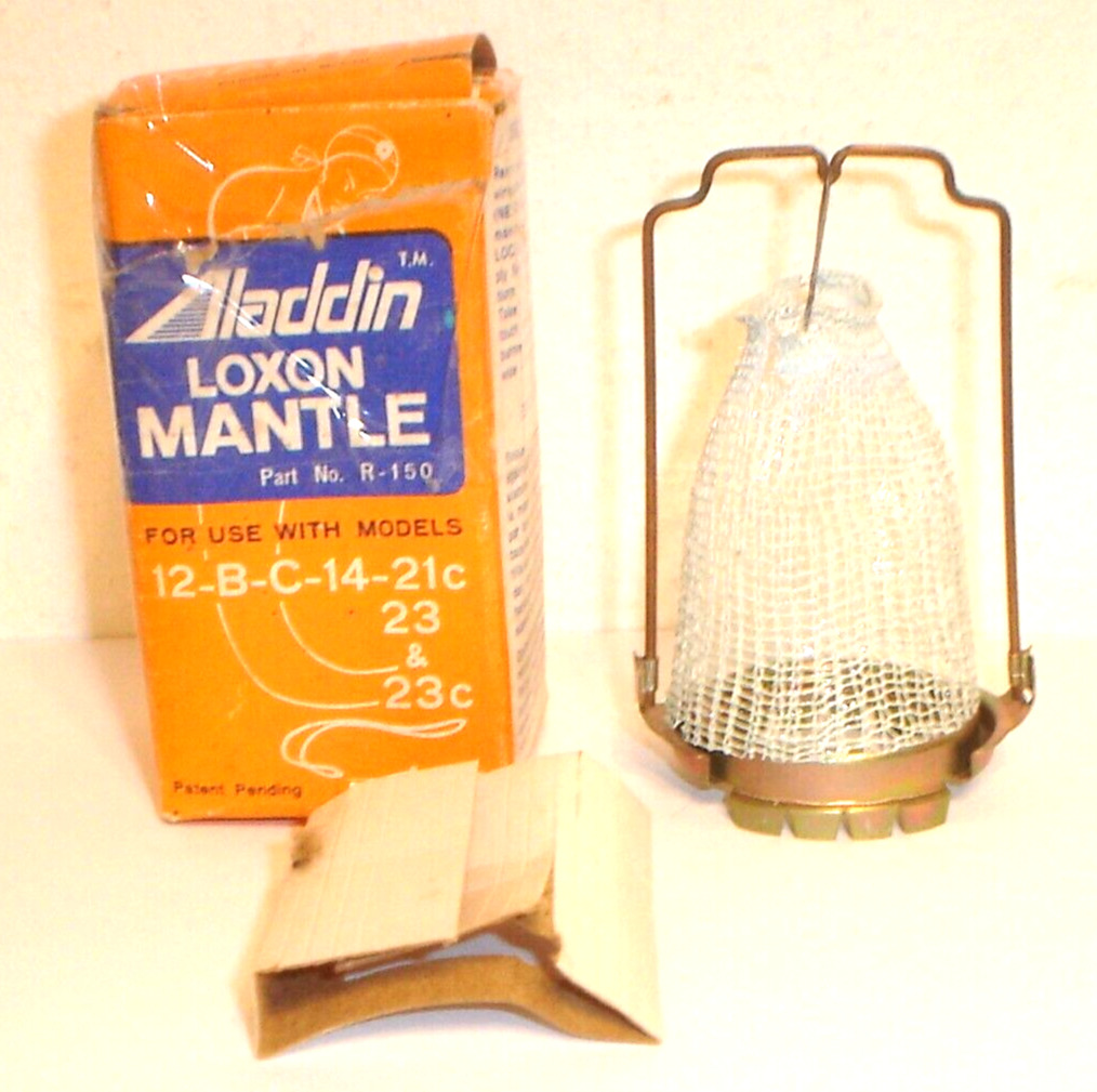 Vintage Aladdin R-150 Lox-On Oil Lamp Mantle Models 12 B C 14 21c 23 & 23c  READ