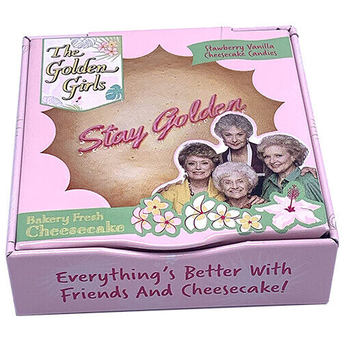 Boston America - Golden Girls Candy Tin - STAY GOLDEN (Cheesecake Candies) - New