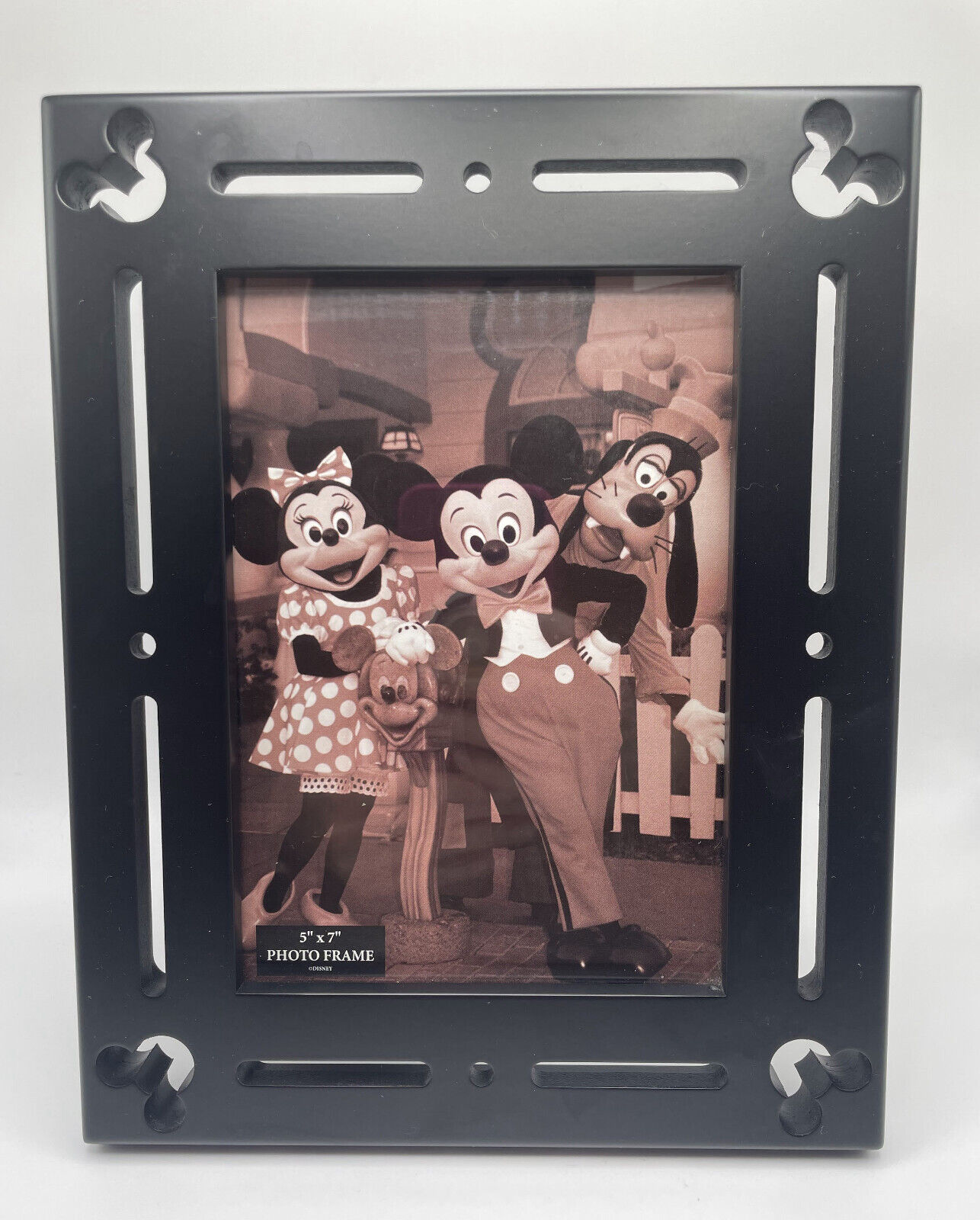 Disney Mickey Mouse Picture Frame Metal 4x6in - excellent condition w. orig tags