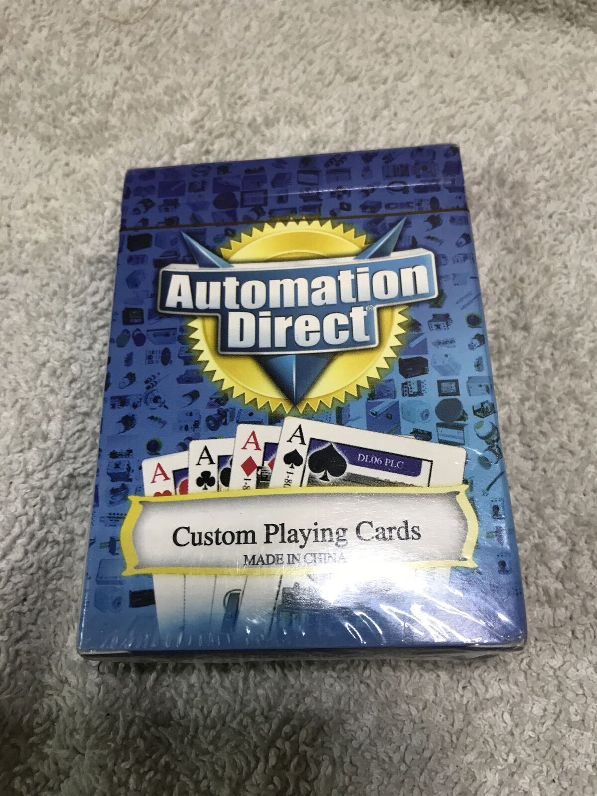 Rare Deck Automation Direct Playing Cards New Sealed Advertising 3.5 x 2.5\