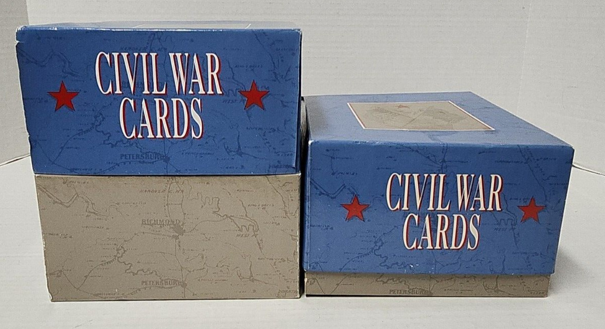 Civil War Cards Atlas Edition 1995 2 Boxes Lots Of Cards