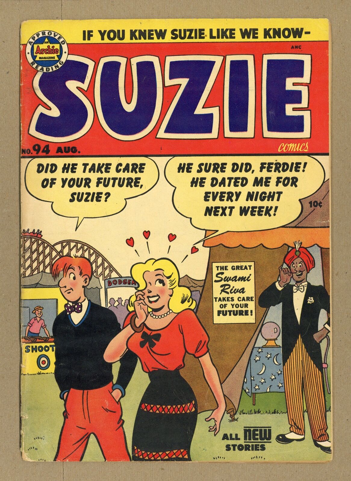 Suzie Comics #94 GD+ 2.5 1953