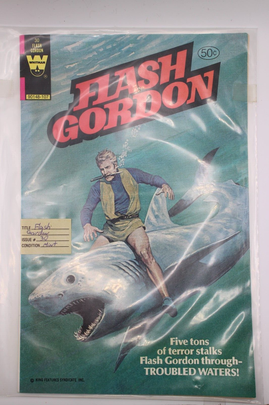 FLASH GORDON #30 SCARCE 40¢ COVER VARIANT *MINT* (1980 Whitman) - SHIP TODAY