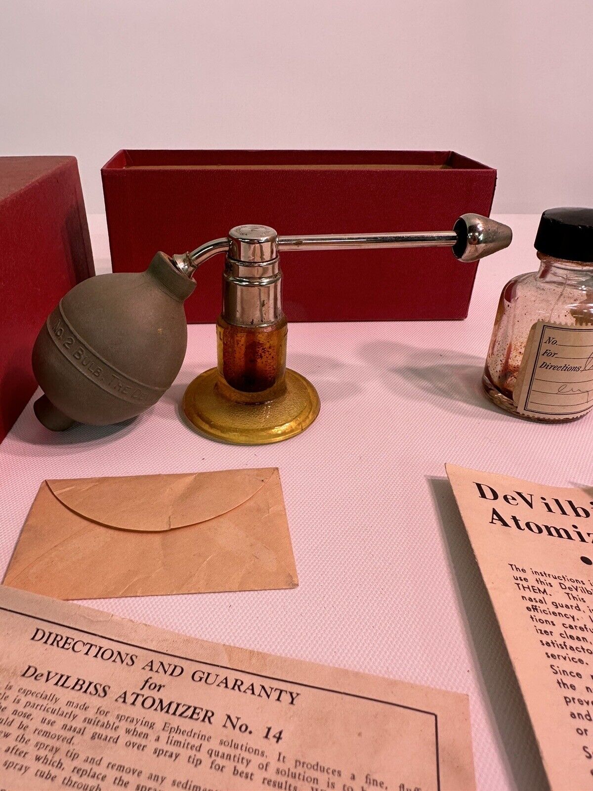 Rare Antique Devilbiss Medical Atomizer Quack Medical Device