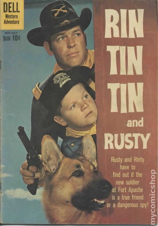Rin Tin Tin #34 VG- 3.5 1960 Stock Image Low Grade
