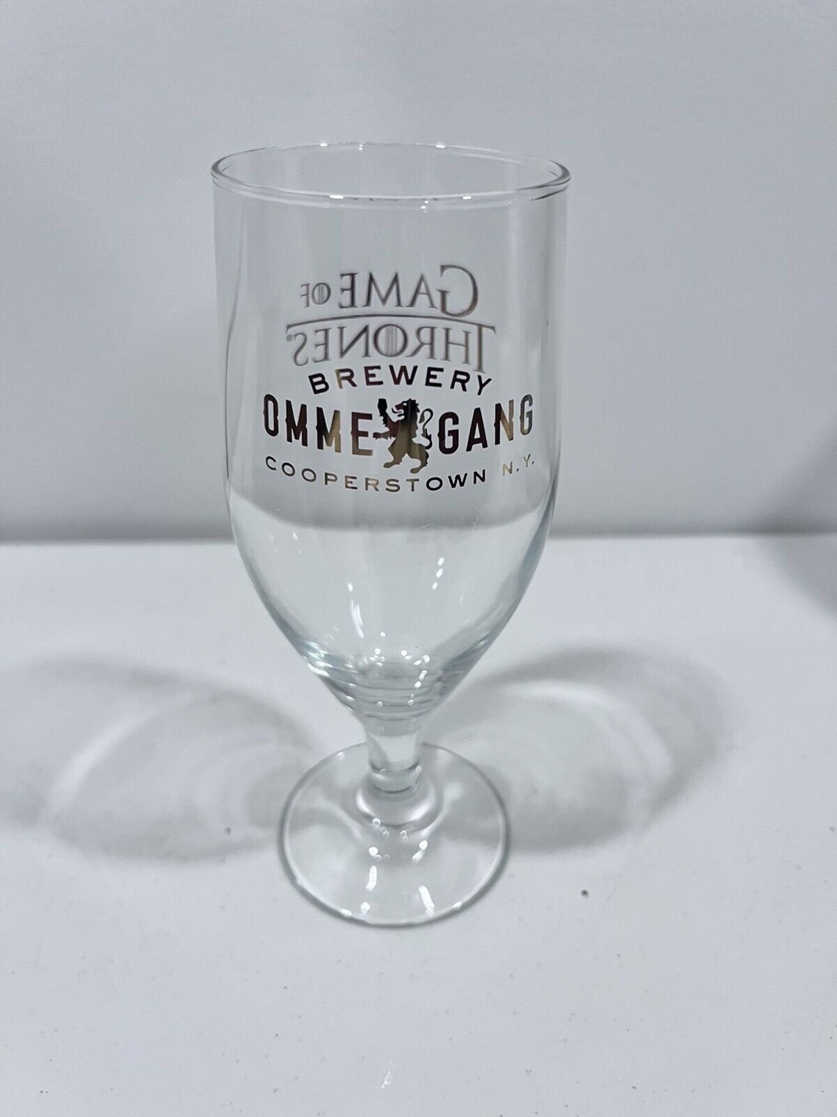 Game Of Thrones Ommegang Brewery Beer Drink Glass Cooperstown NY