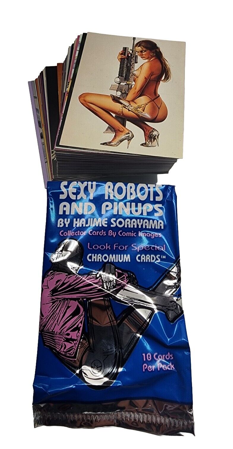 Sexy Robots And Pinups By Hajime Sorayama Trading Cards #1-90 Complete Set 1993 