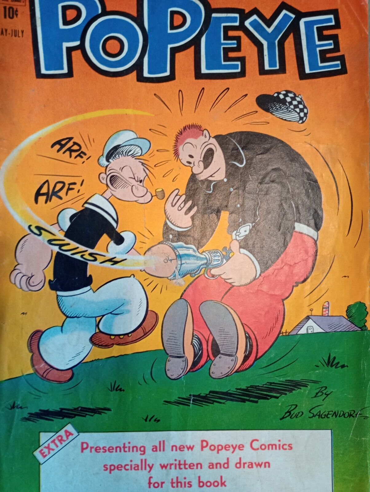 Popeye #2 1948 DELL Comic Book.Golden Age Key..