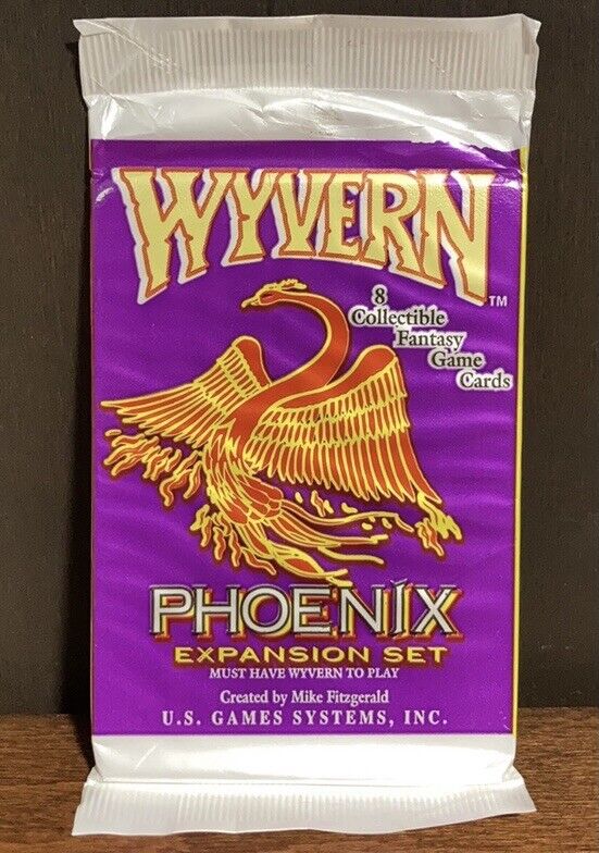 1995 Sealed Wyvern Phoenix Expansion CCG Booster Pack US Game Systems