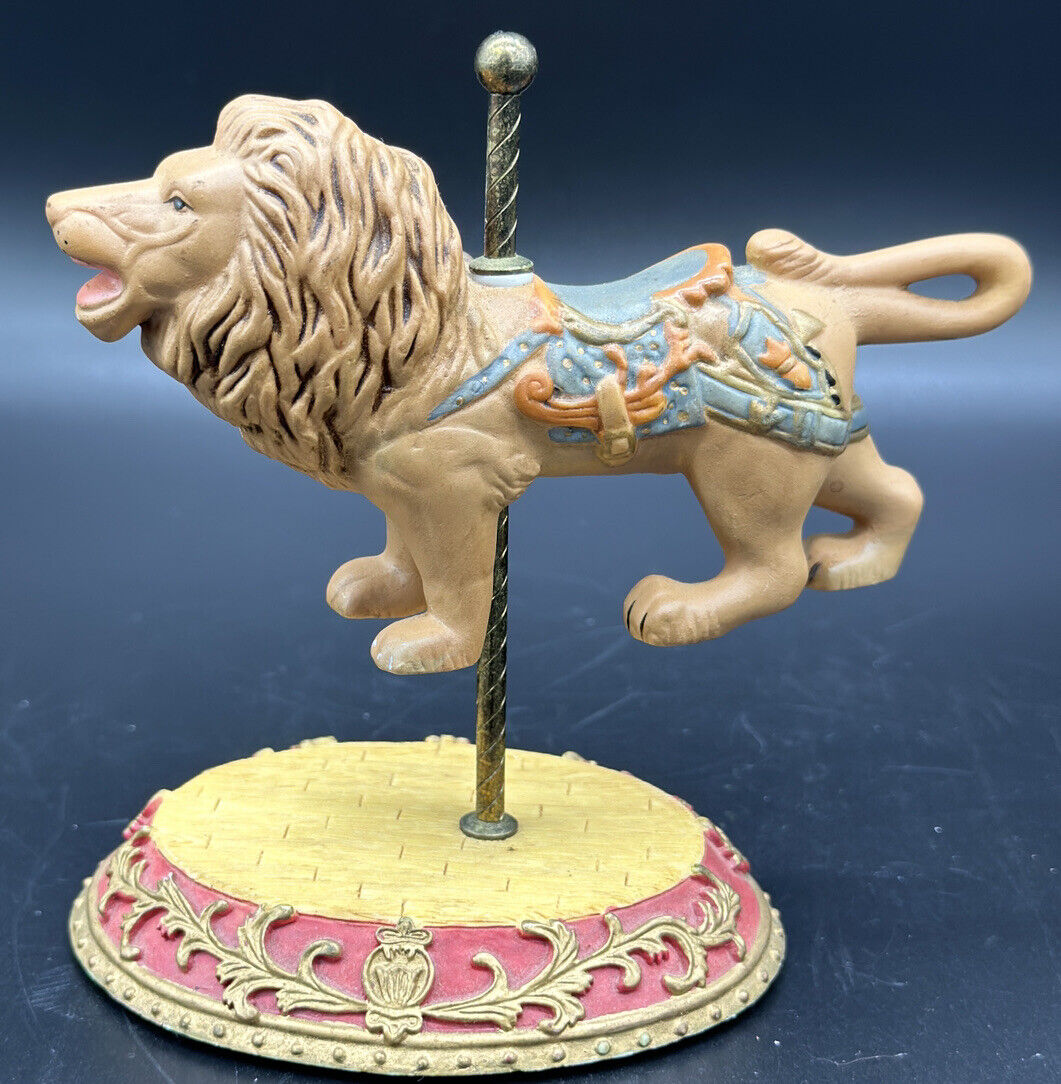 Carousel Lion Figurine, The Golden Age of the Carousel, Dentzel's Lion, GUC