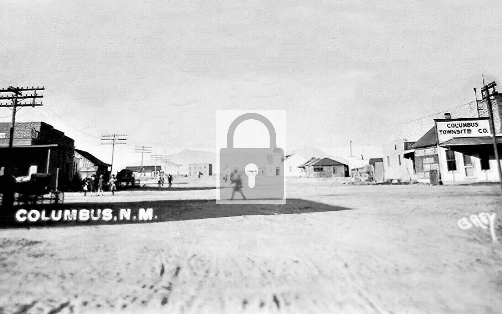 Street View Columbus New Mexico NM Reprint Postcard