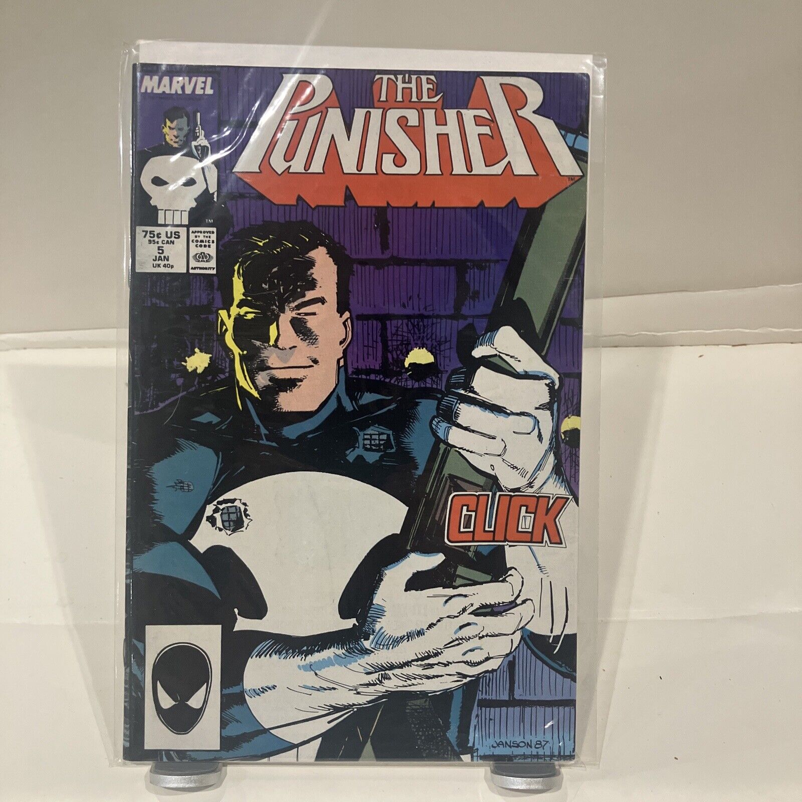 The Punisher #5 • KEY 2nd Appearance Of Microchip (Marvel 1988)