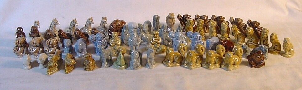 Vintage Wade Figurines~Lot of 64~Some Rare/Unusual