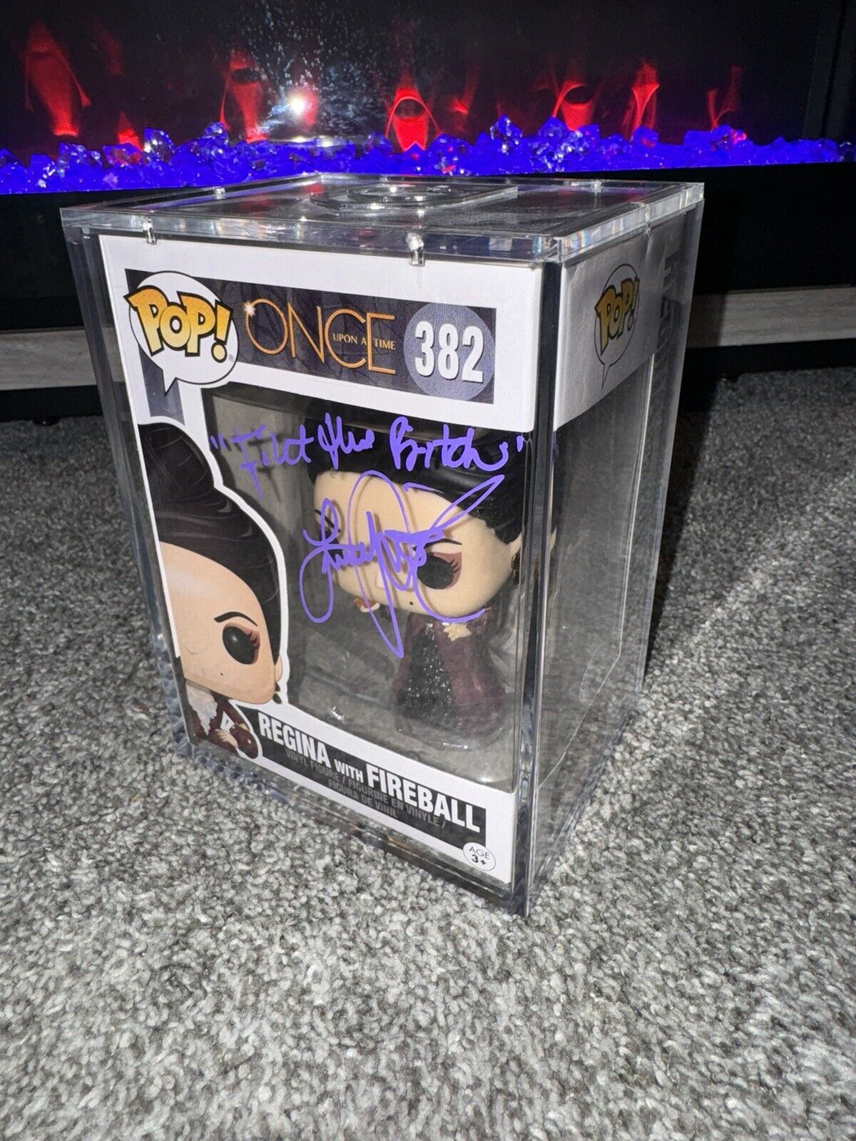 Regina With Fireball Once Upon A Time Funko Pop Signed By Lana Parrilla