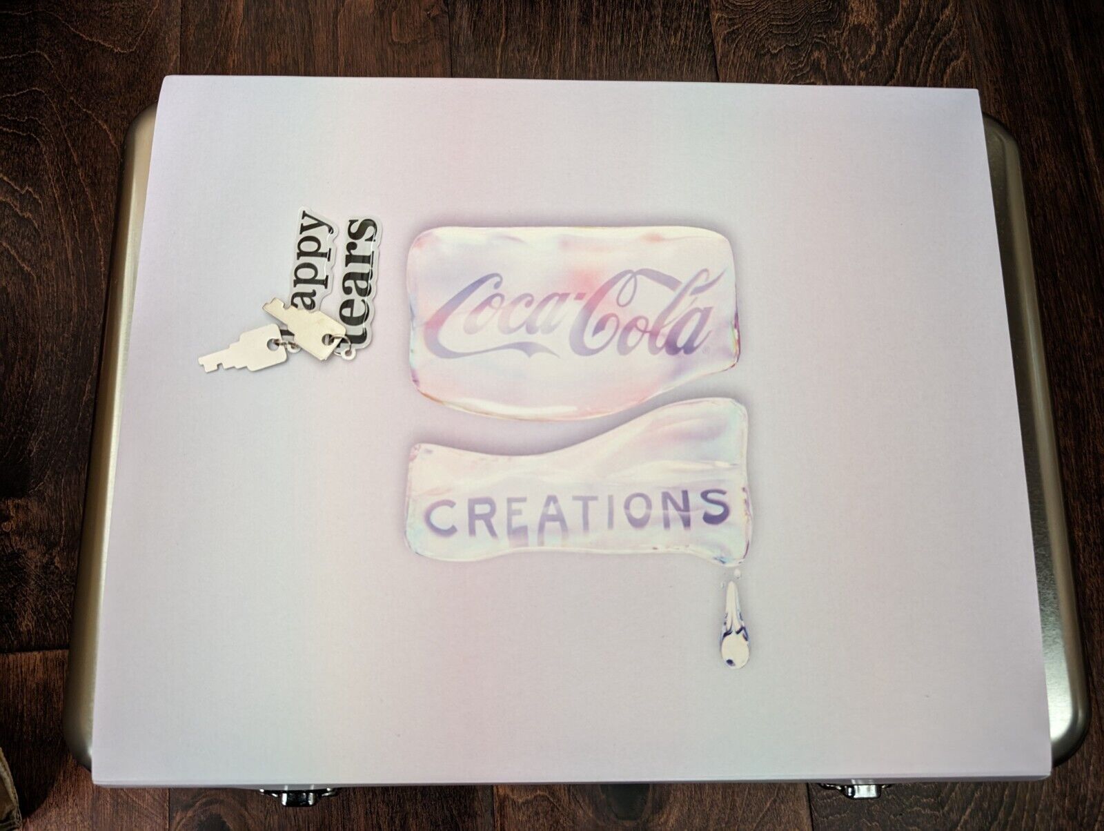 2024 Coca‑Cola Happy Tears Zero Sugar Limited Edition Tik Tok Briefcase Hype Kit