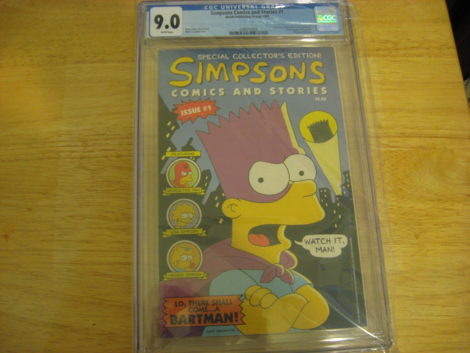 1993 Special Edition Simpsons Comics and Stories #1 Issue 1 CGC 9.0