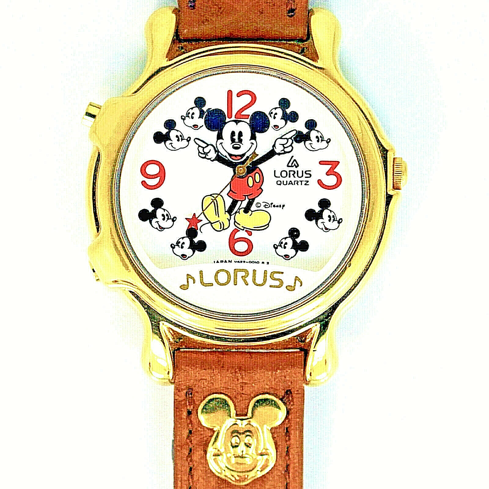 Mickey Disney NIB, Plays 2 Musical Tunes, Lorus Seiko Vintage Unworn Watch $159