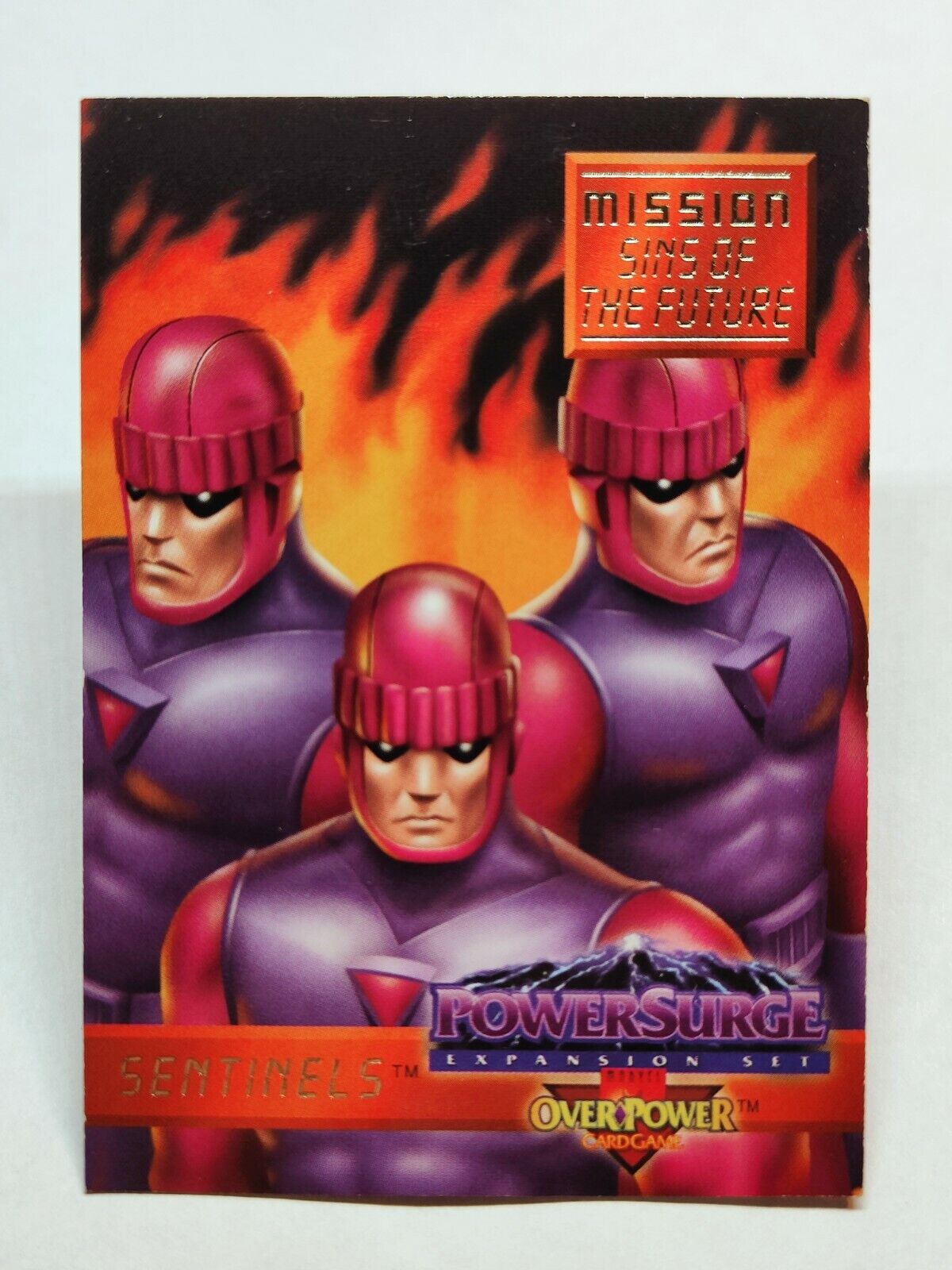 1995 Fleer B37 Marvel Comics Overpower - Mission Control - Sentinels 1 of 7