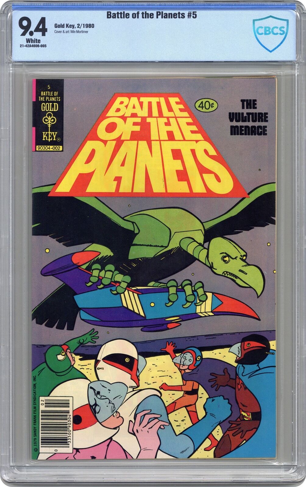Battle of the Planets #5 CBCS 9.4 1980 Gold Key 21-42A4606-005