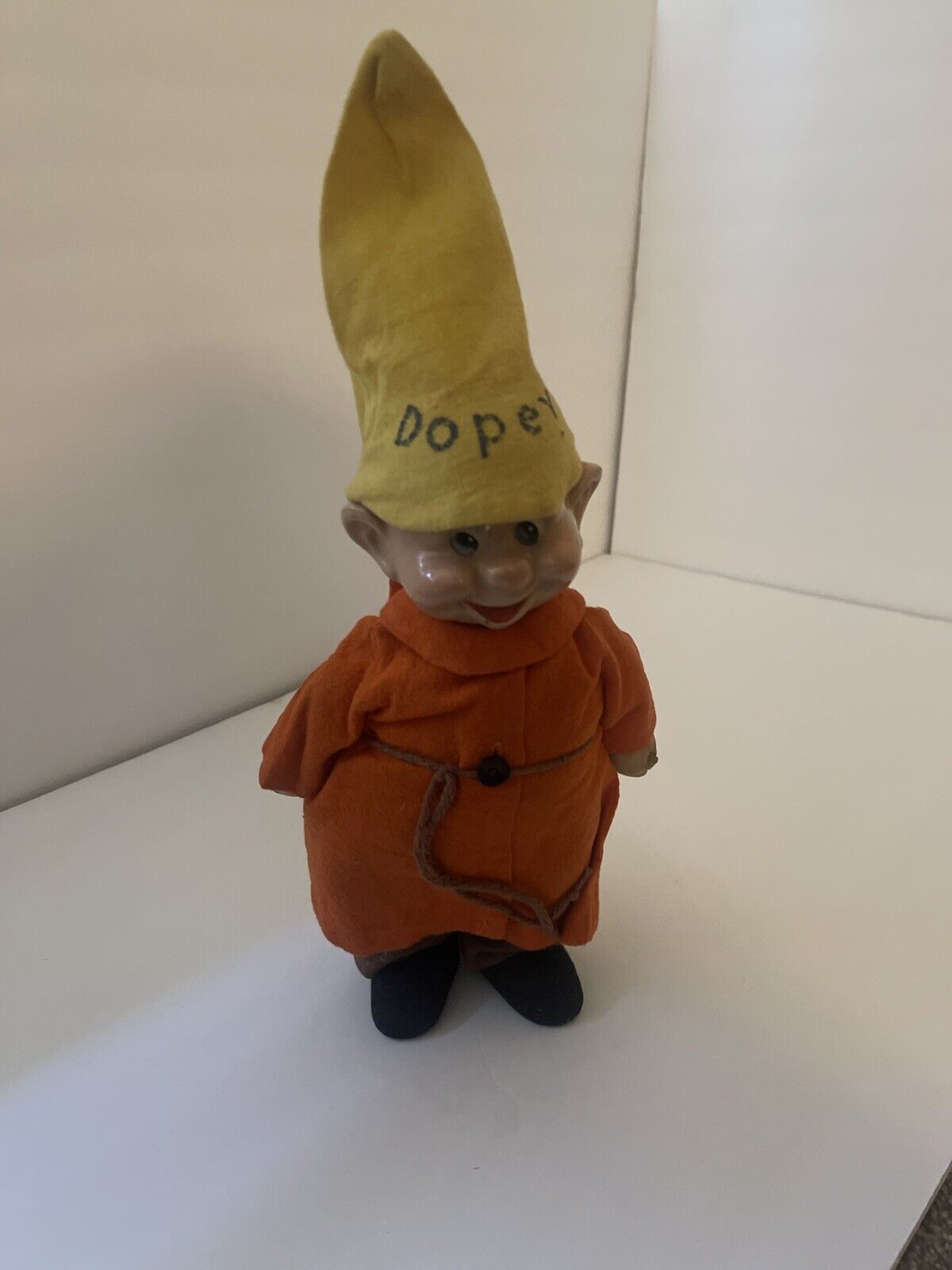 Vintage, Rare - Dopey Doll With Brown Pants, Approximately 1930s