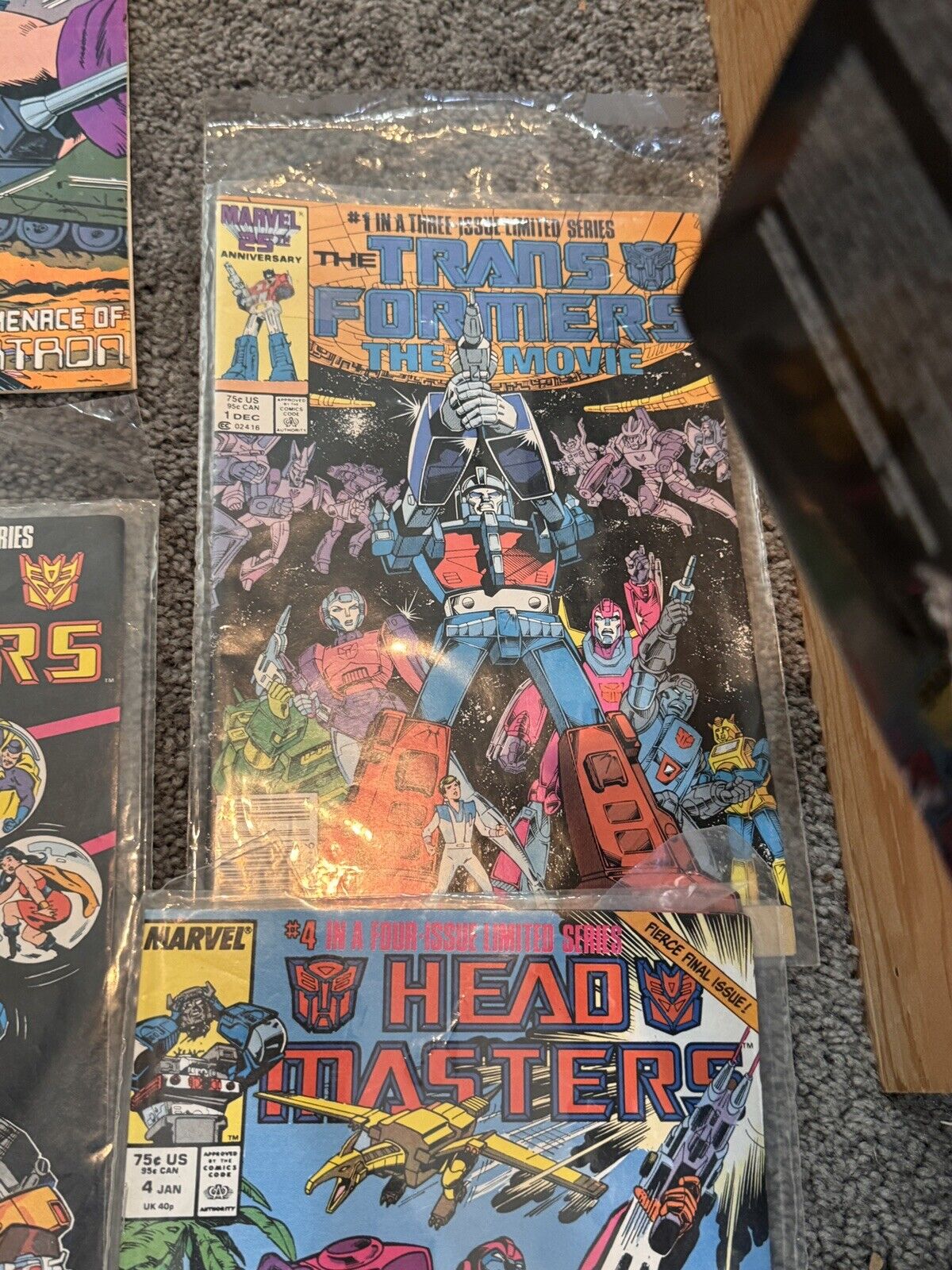 marvel transformers comic book lot