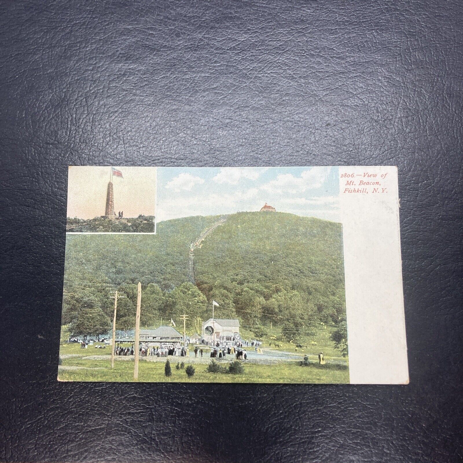 c1910 View of Incline Mt. Beacon Matteawan New York NY Antique Postcard Unposted