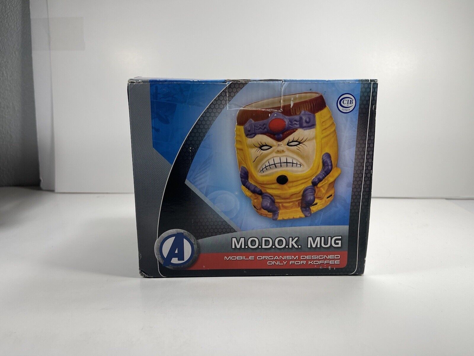 MODOK Mug Marvel Think Geek 2012 Ceramic Mug with Box RARE